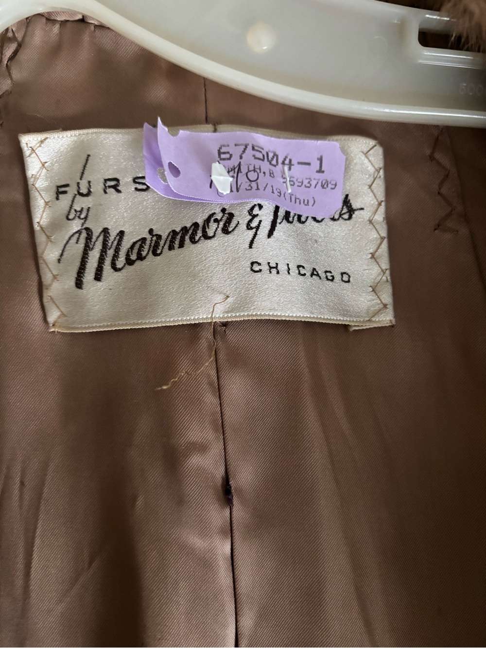 Vintage Mink Fur Coat Cape in Rich Brown - Picture 5 of 5